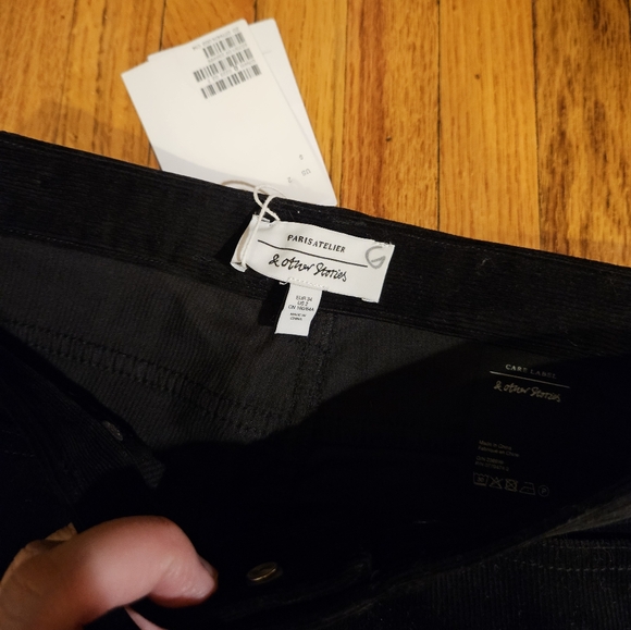 NWT & Other Stories Corduroy Kick Flare Trousers 2 - Picture 4 of 5